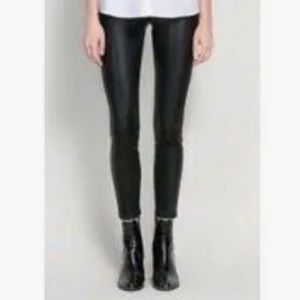 Zara faux leather pants